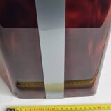 Tortoiseshell Lucite wastepaper basket by Michel Dumas for Roche Bobois, 70