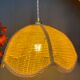 Suspension lamp vintage pink