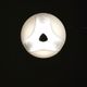 White glass Wave pendant lamp by Koch and Lowy for Peill and Putzler