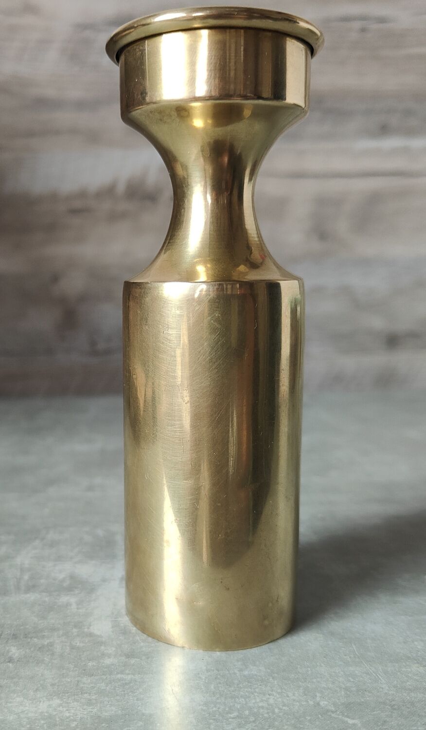 Brass candle holder