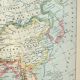 Antique engraving 1898, Austro-Hungarian Empire, map • Lithograph, original illustration