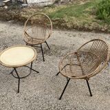 Rattan living room