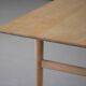 Large Hans J Wegner ‘CH327’ dining table in oak and soap for Carl Hansen & Son Denmark 1960’s