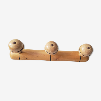 Vintage wooden coat rack