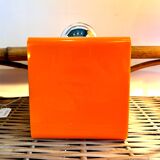 Orange cube lamp