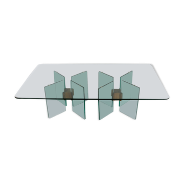 Table basse en verre modèle T15 Peter Ghyczy