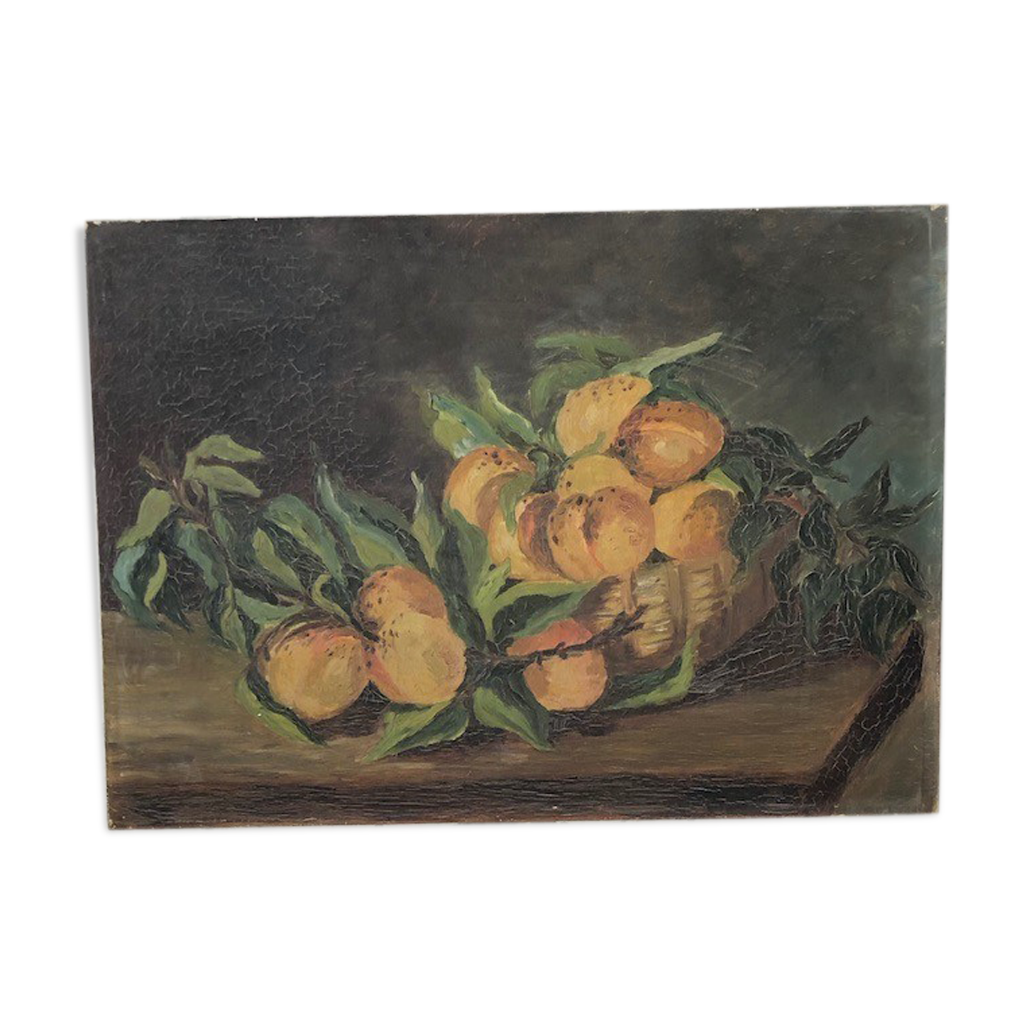 Orange oil canvas at the end of the 19th century