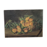 Orange oil canvas at the end of the 19th century