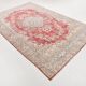 Tapis persan vintage rouge délavé 7x10, 199x311 cm