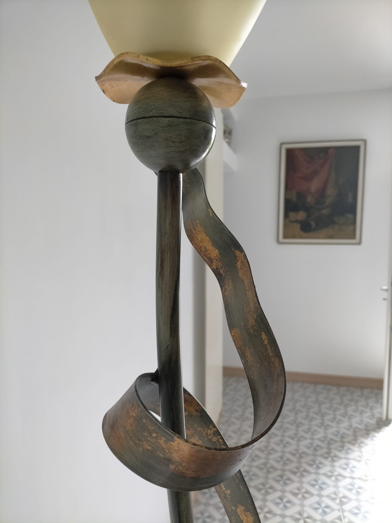 Floor lamp Masca Italy may flower designer Massimo Sacconi