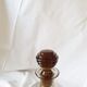 Carafe smoked amber glass bottle