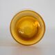 Set of five small yellow glasses from the mid-century, Europe, 1960s.