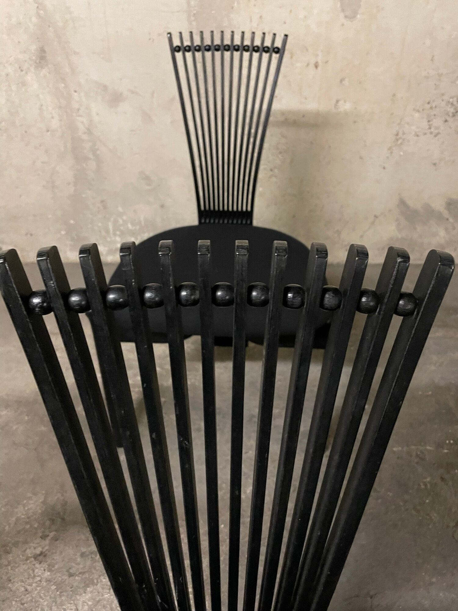 Set of 2 armchairs and 2 chairs "Totem", Torstein Nilsen, Westnofa 1980