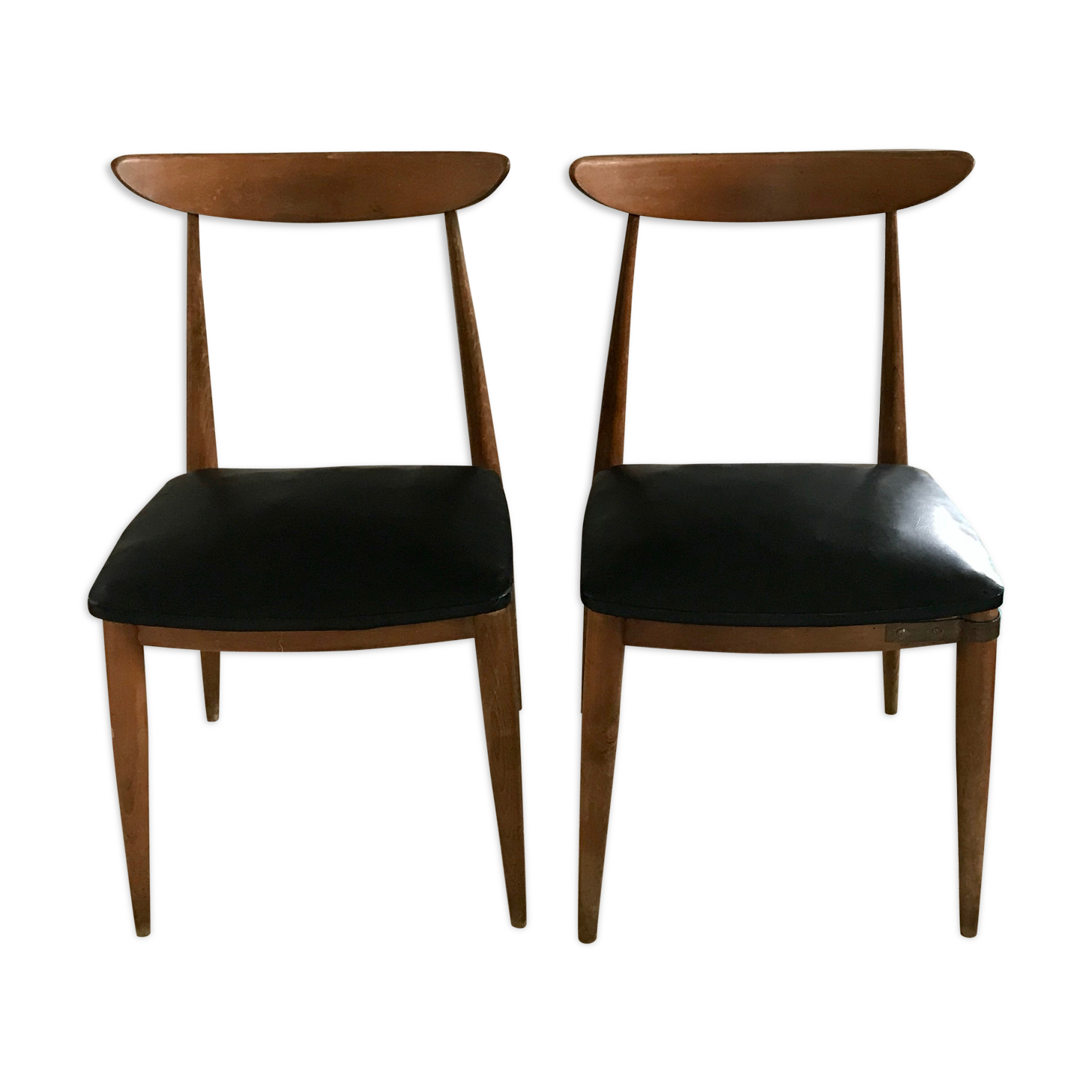 Pair of vintage Scandinavian chairs