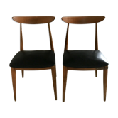 Pair of vintage Scandinavian chairs