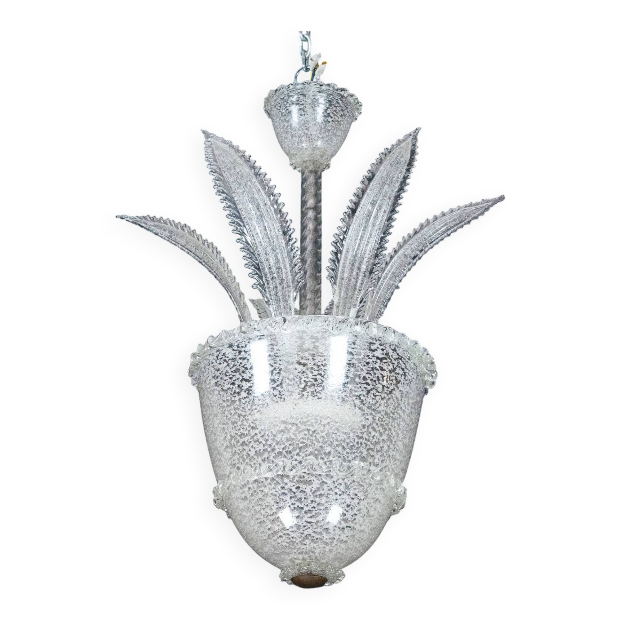 Vintage Italian Murano Glass Chandelier from the 1930s