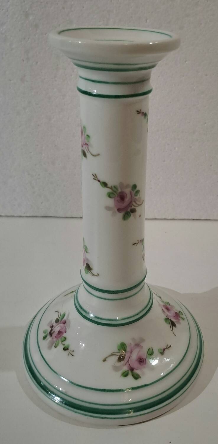 19th century Paris porcelain candle holder