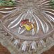 Vintage 1950s compartmentalized glass appetizer tray