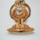 Hand sconce golden metal patinated opaline vintage
