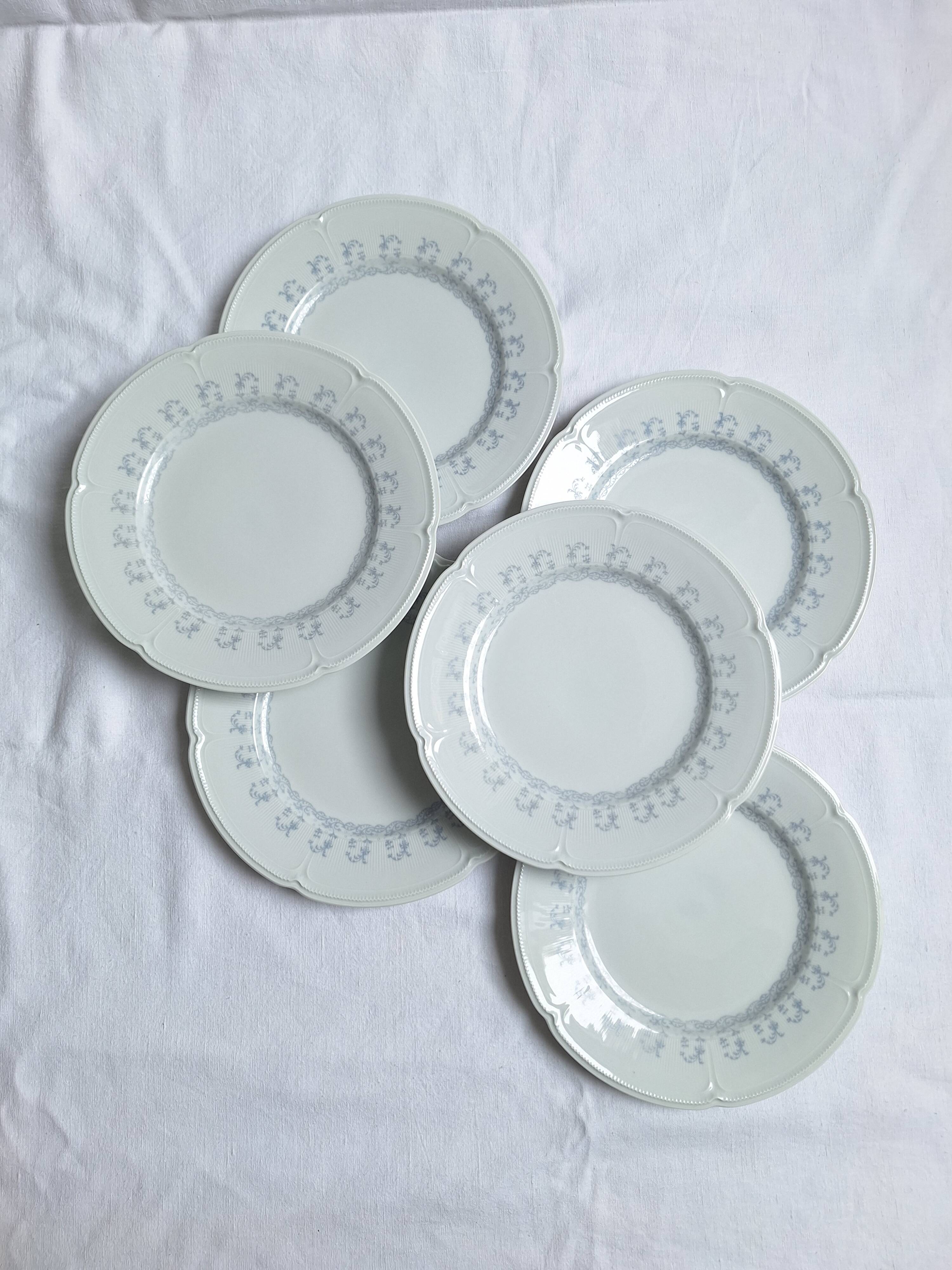 Limoges porcelain flat plates