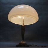Mid-Century Stone Table Lamp, Czechoslovakia, 1950s