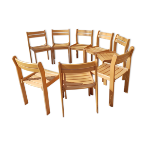 Série de 8 chaises thonet