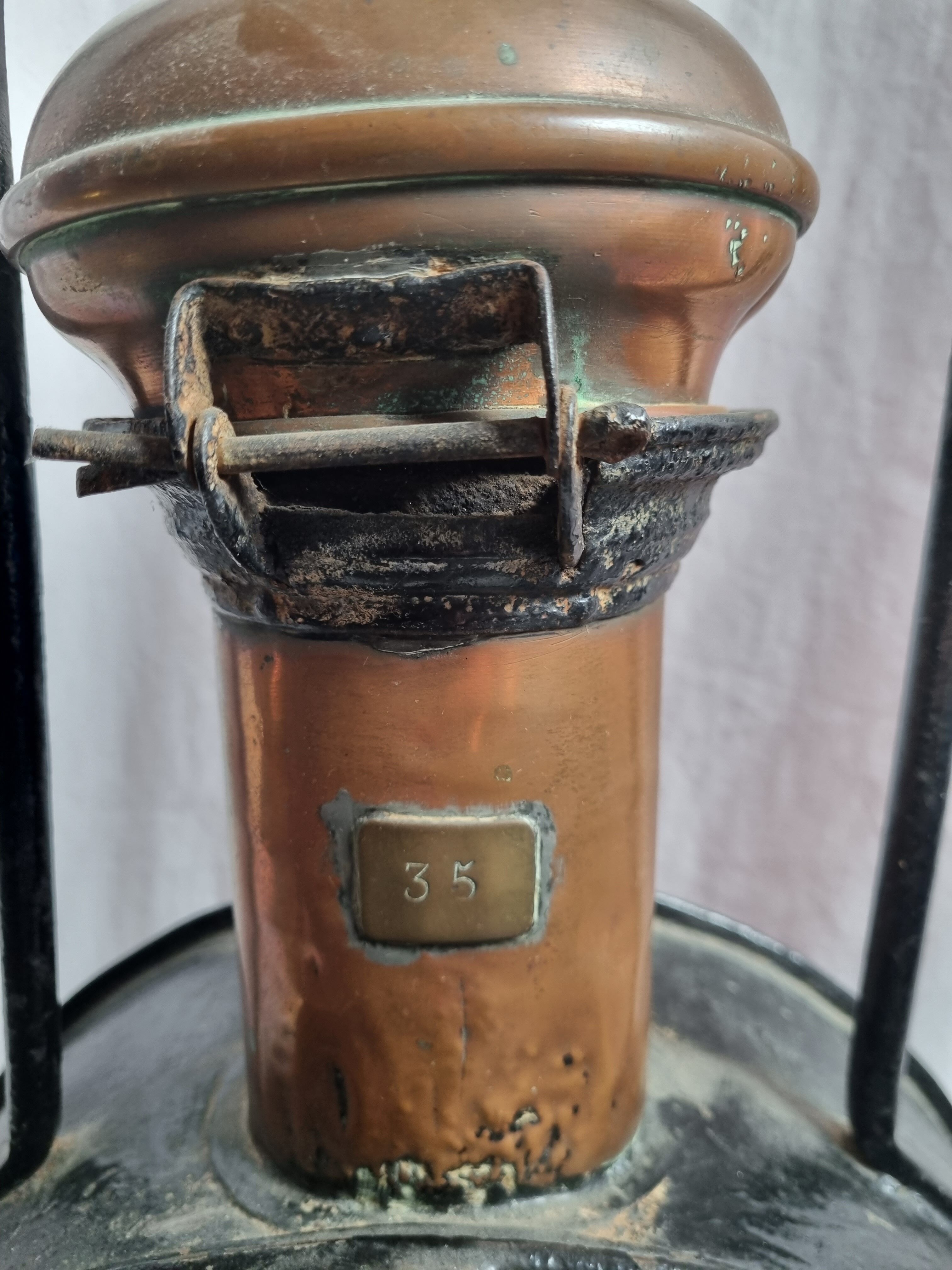 Sncf railway lamp from 1940