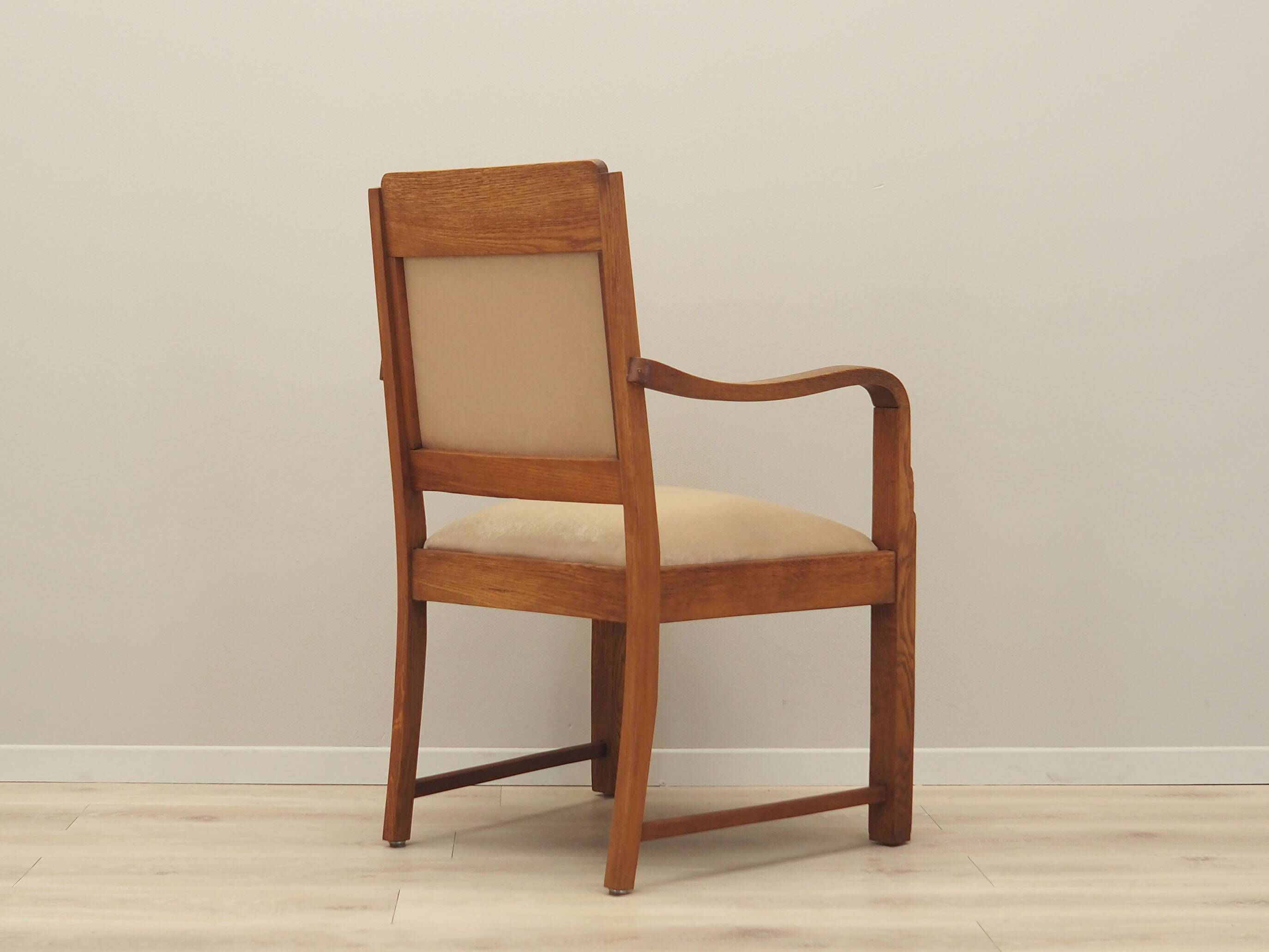 Fauteuil en chêne, Art Déco, années 1950, production : Danemark
