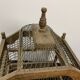 Wooden birdcage