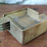 Set of 5 brass ashtrays