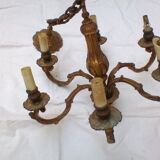 6-branch bronze chandelier