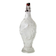 Italian Glass Bottle with Ceramic Stopper / Polveri Alberani / 1950s–1970s