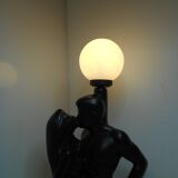 Lamp couple in love ceramic