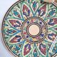 Assiette plate artisanal