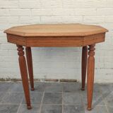 1940 oak dining table and decor