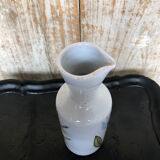Old pitcher roger capron de vallauris painted ceramic