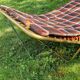 Extra bed, quilted sun lounger, Lafuma vintage 1970