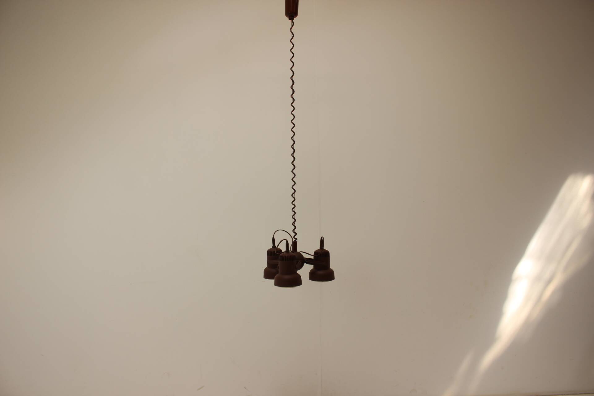 Adjustable Mid Century Chandelier, 1970's, Hungary