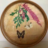 Butterfly Tray and Matching Coasters