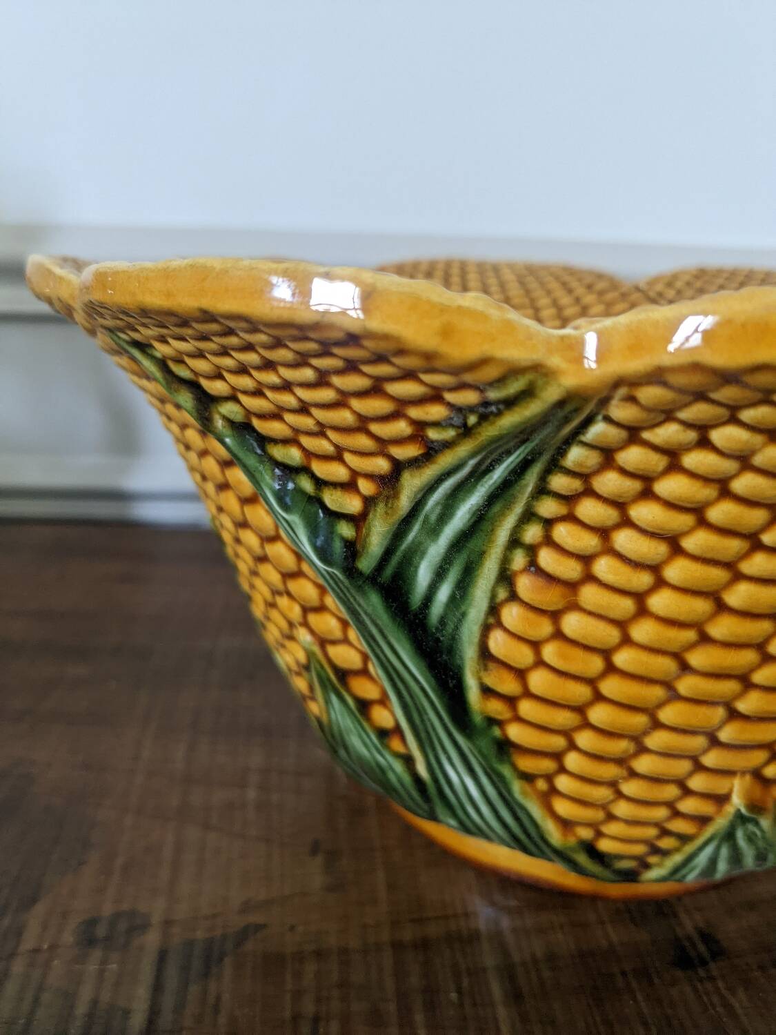 Corn salad bowl in slip
