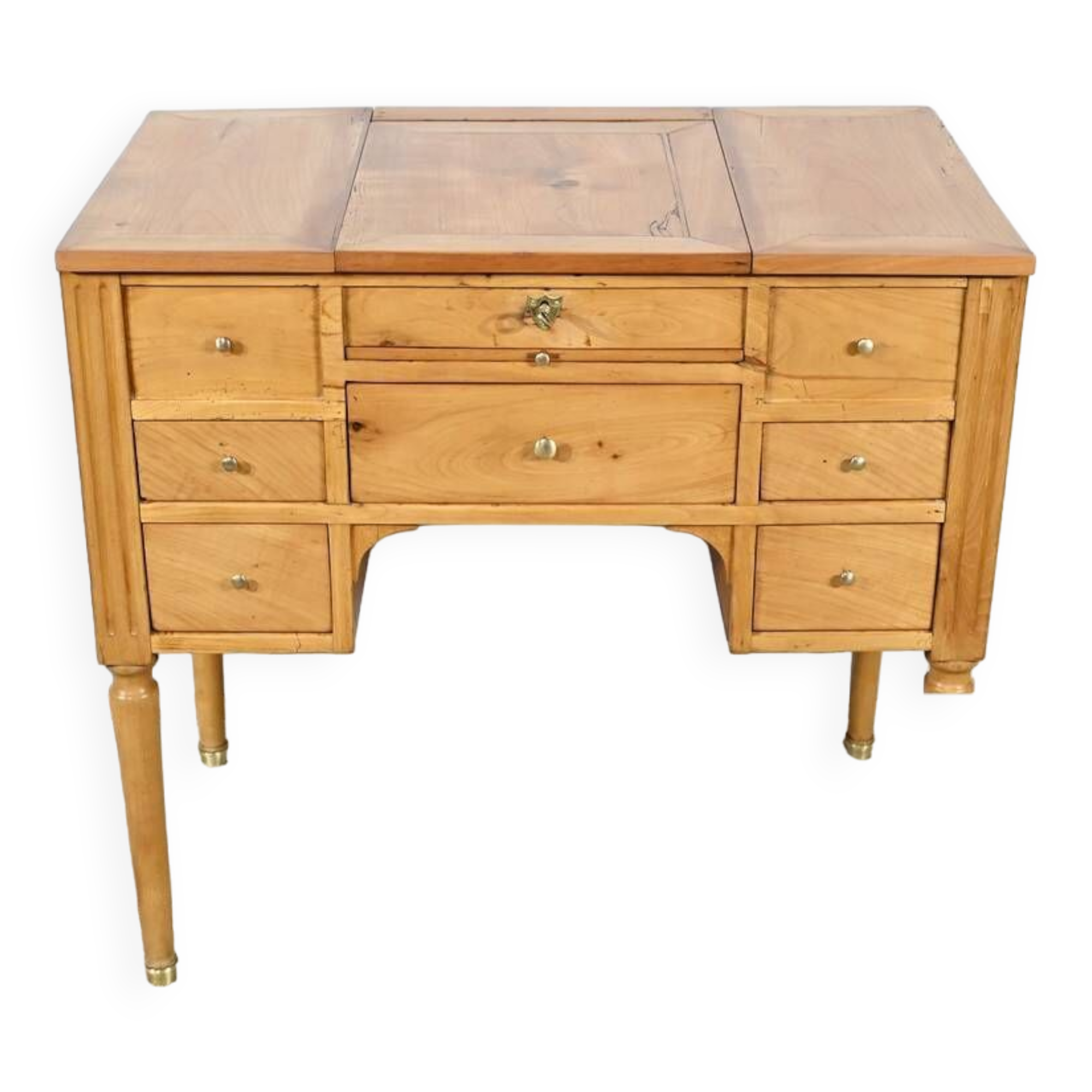 Small Dressing Table in Solid Cherry, Louis XVI Period – Late 18th Century