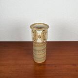 Danish studio ceramic vase from the mid-century by Svend Aage Jensen for Søholm, 1960s.