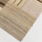 5x8 Cream & Beige Mid Century Modern Kilim Rug, 167x234Cm