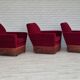 1970s, Danish armchair by Ryesberg Møbler, original condition, velour fabric.