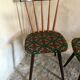 Set of 4 chairs inn 1960's bars and feet compass