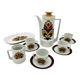 Schirnding fine porcelain pop coffee service, 1970s