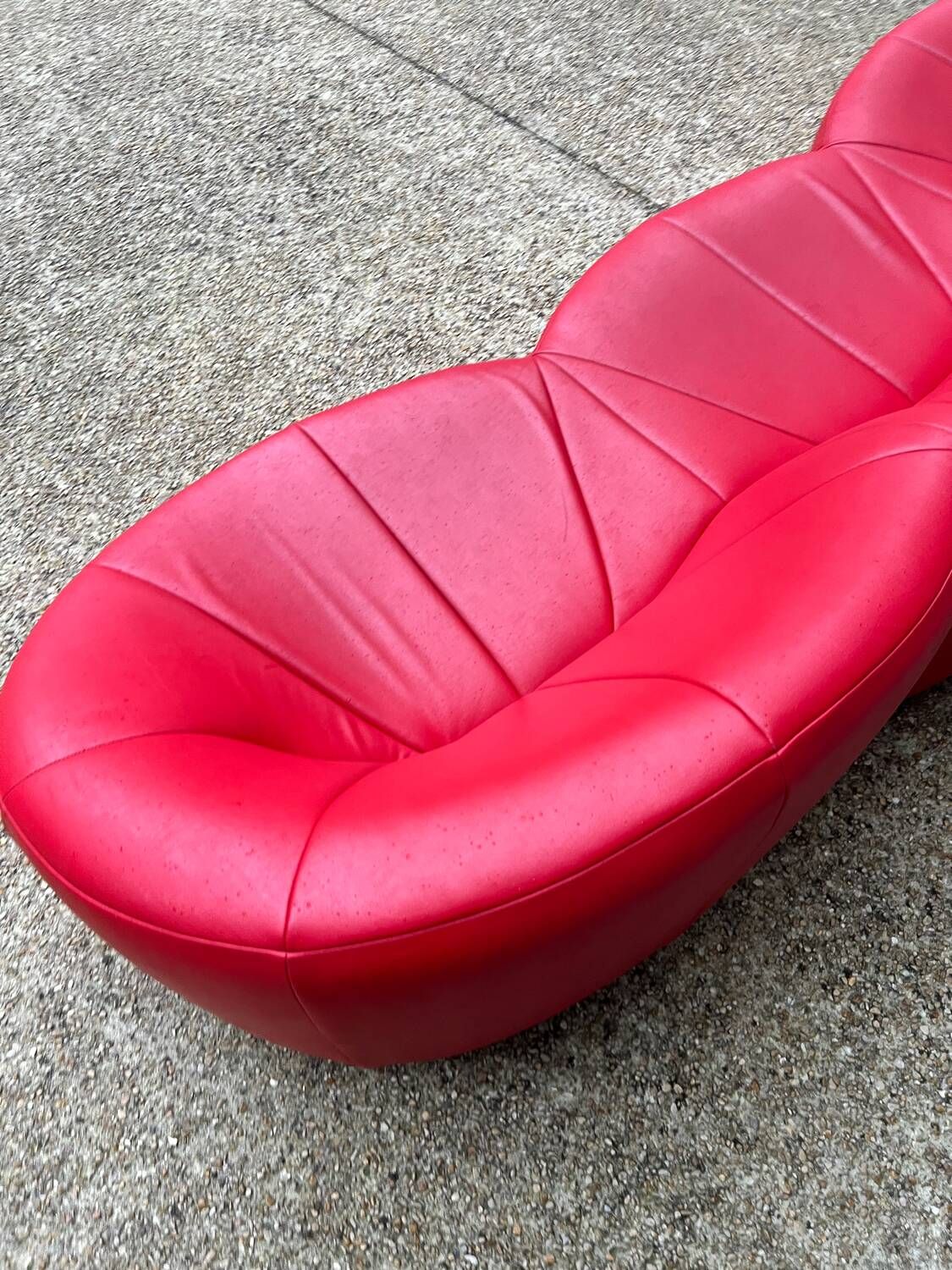 Canapé Pierre Paulin - Ligne Roset Edition - Pumpkin 3-seater - Faux leather