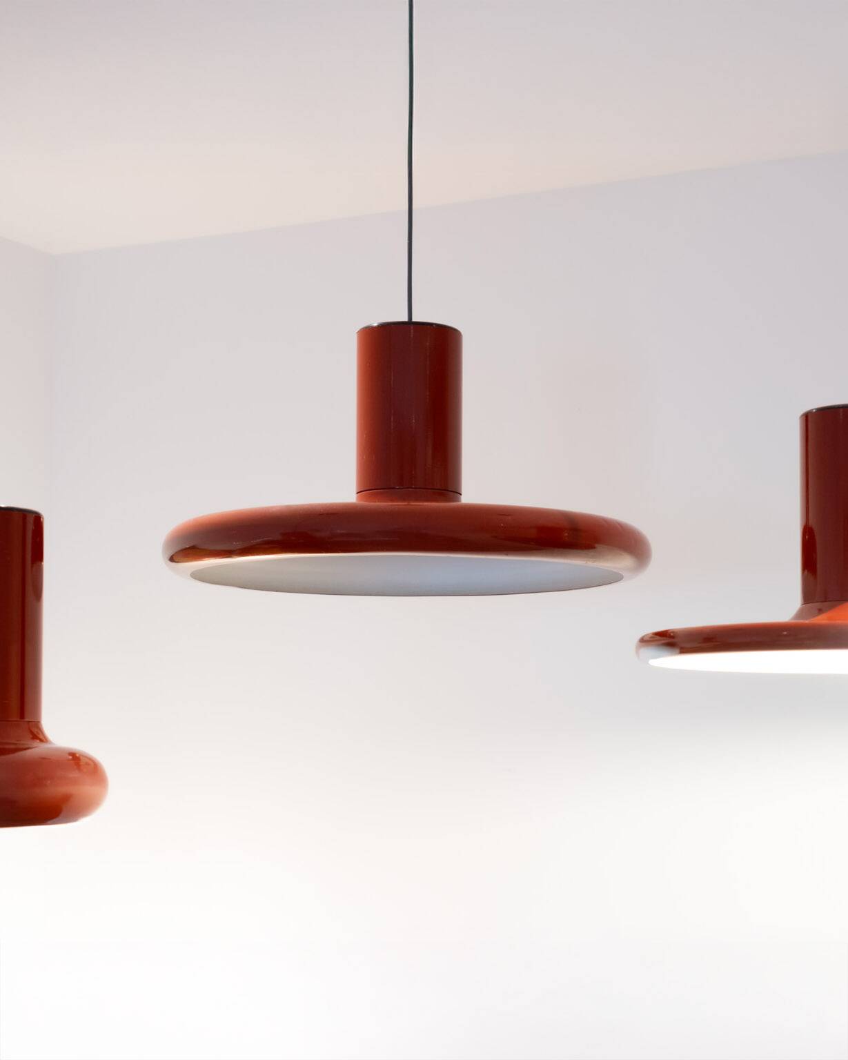 Three Pendolita-Lita pendant lights, 1960s