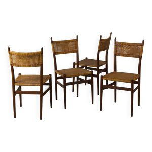 Ensemble de 4 chaises - salle