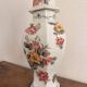 Old Porcelain Lamp Rodez Floral Decor Vintage Table Base Vintage